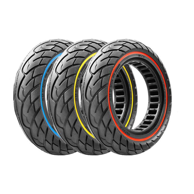 Xe tay ga 10 inch 10x2,50 lốp rắn cho Ninebot Max G30 SCOOT MÁY Color: Black