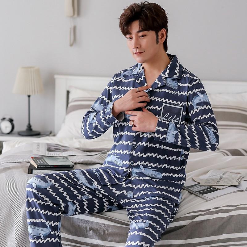 COMBO 2 BỘ PIJAMA NAM COTTON 100% SIÊU THOÁNG MÁT, MẶC ĐƯỢC 4 MÙA TRONG NĂM