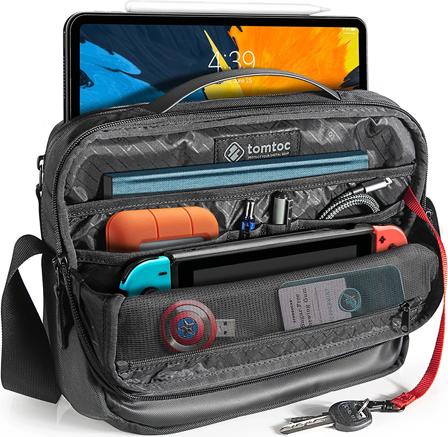 Túi đeo chéo TOMTOC CROSSBODY cho iPad/Tablet/Notebook 11 inch - hàng chính hãng