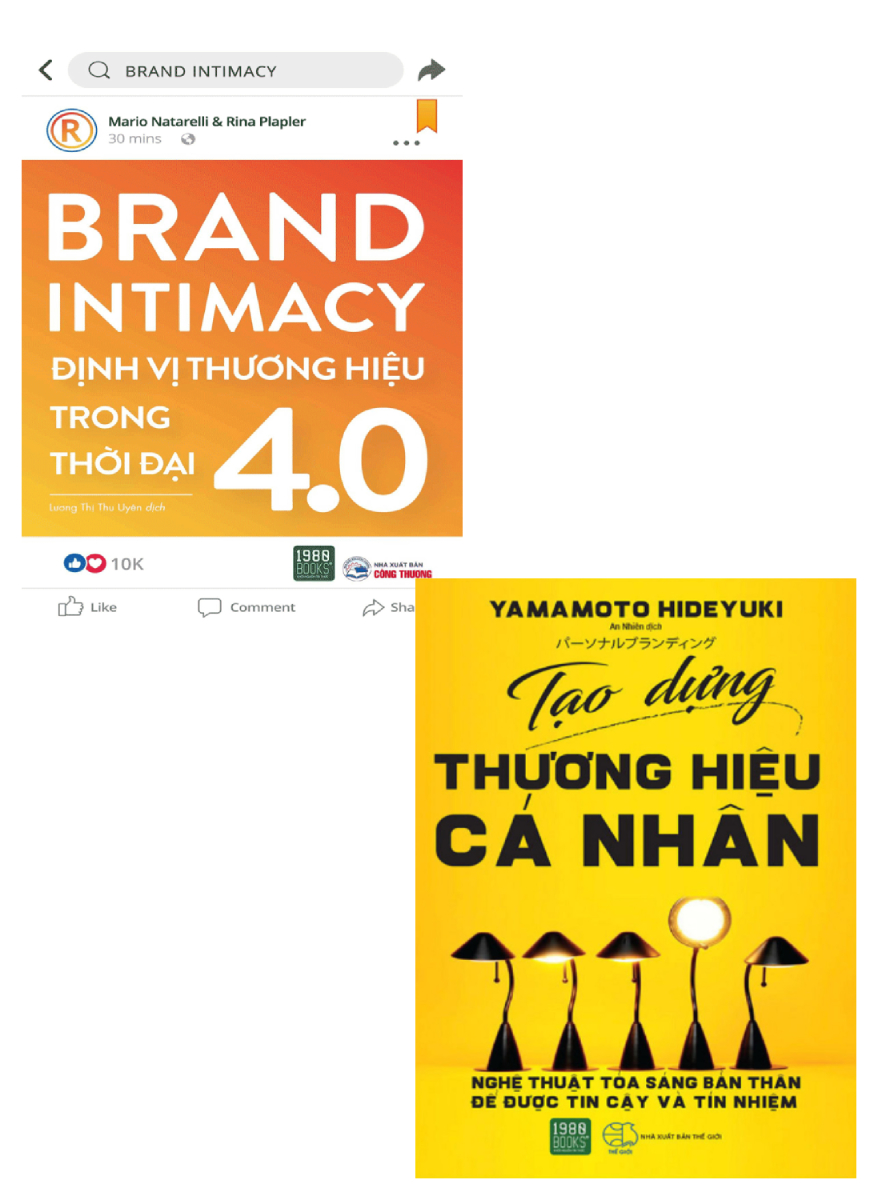 Combo Định Vị Thương Hiệu Trong Thời Đại 4.0 + Tạo Dựng Thương Hiệu Cá Nhân (Bộ 2 Cuốn)