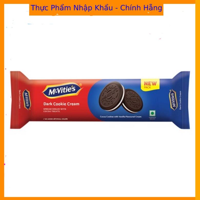 BÁNH QUY KEM VANI MCVITIE'S Dark Cookie Cream 120G