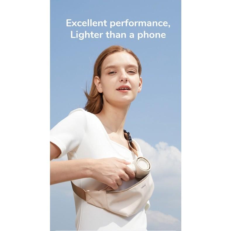 Quạt Cầm Tay Mini JISULIFE FA42 Siêu Mát - Sạc Nhanh - Pin 2000/4500mAh Sử Dụng Đến 6H-12H - Hàng Chính Hãng