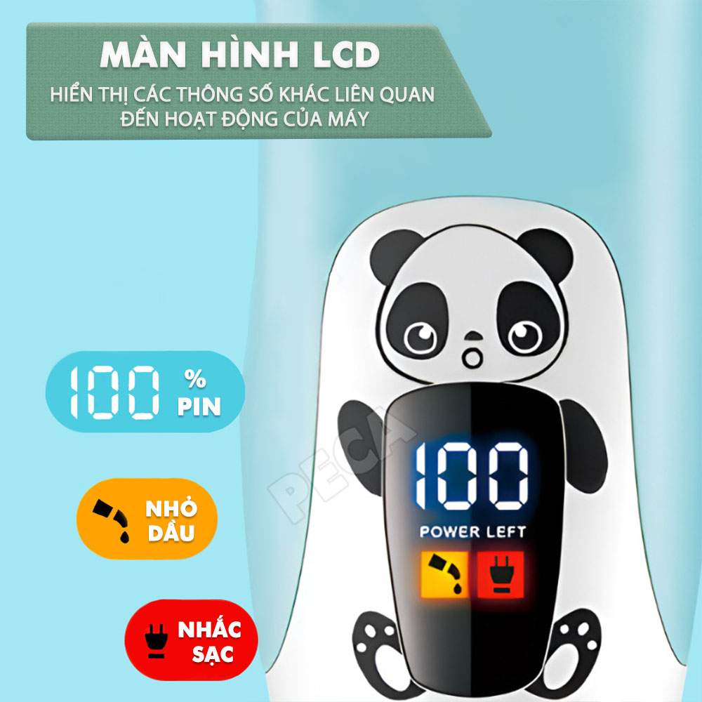 Tông đơ cắt tóc trẻ em Kemei KM-965 có thể cắt tóc, chấn viền cạo tóc dùng được cho trẻ sơ sinh - Hàng chính hãng