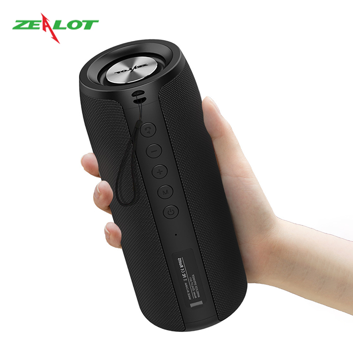 Loa bluetooth Zealot nghe nhạc không dây hàng chính hãng âm bass siêu trầm tặng kèm 1 móc khóa chữ Bamboo