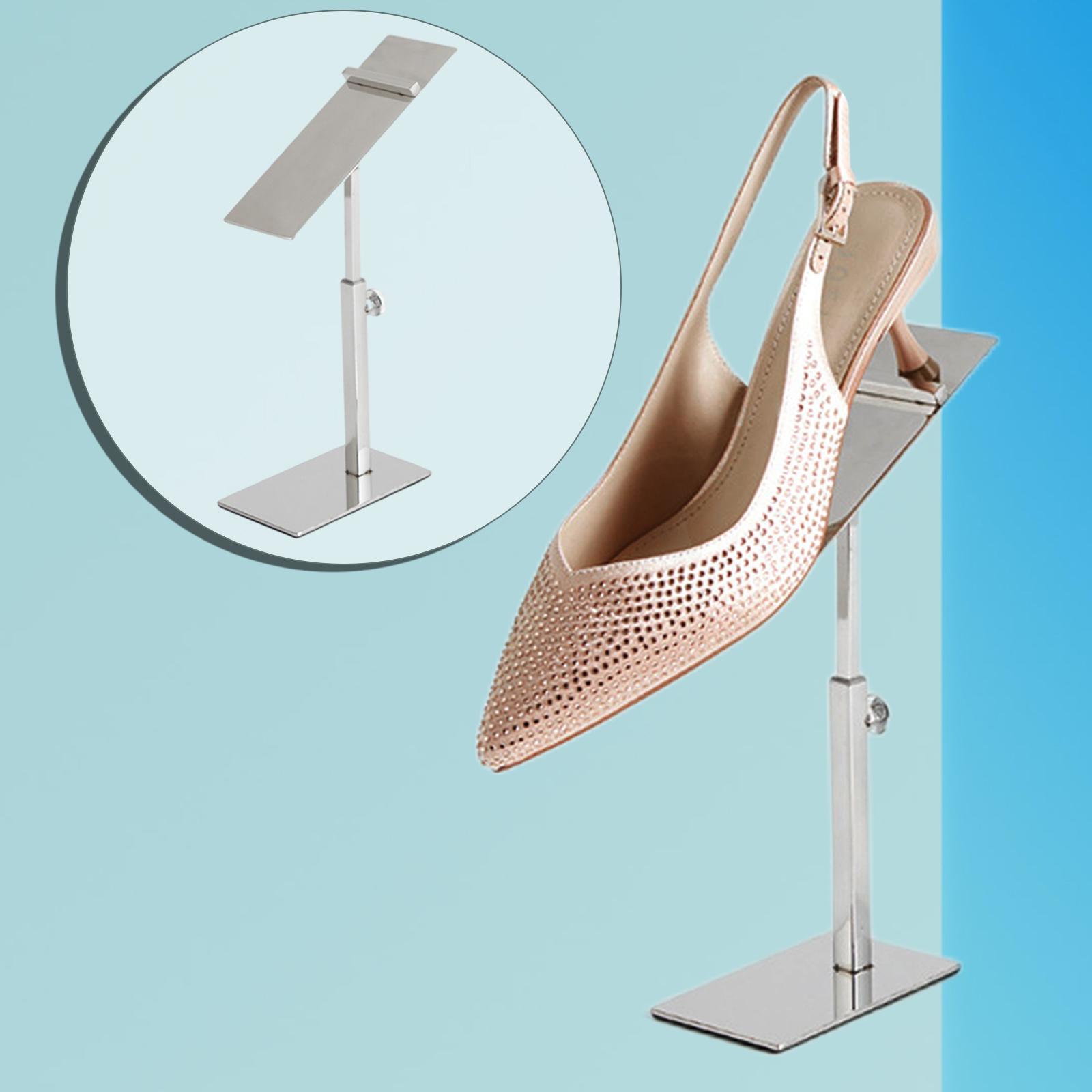 Shoe Display Stand, Shoe Display Rack Holder, Metal Display Stands, Shoe Store Display Stands for Women's Sandal, Sports Shoes