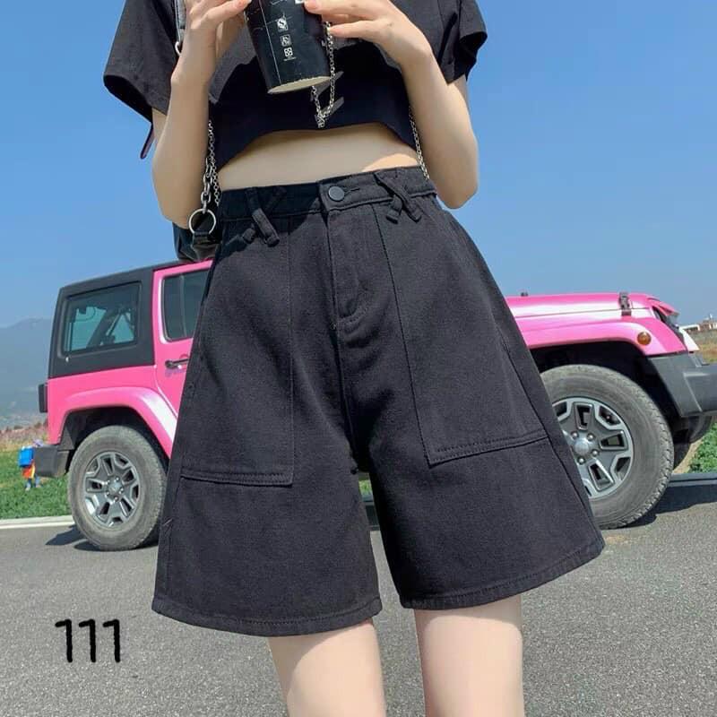 Quần Short Kaki Nữ Lưng Cao Dáng Suông Ulzzang (KKDC)