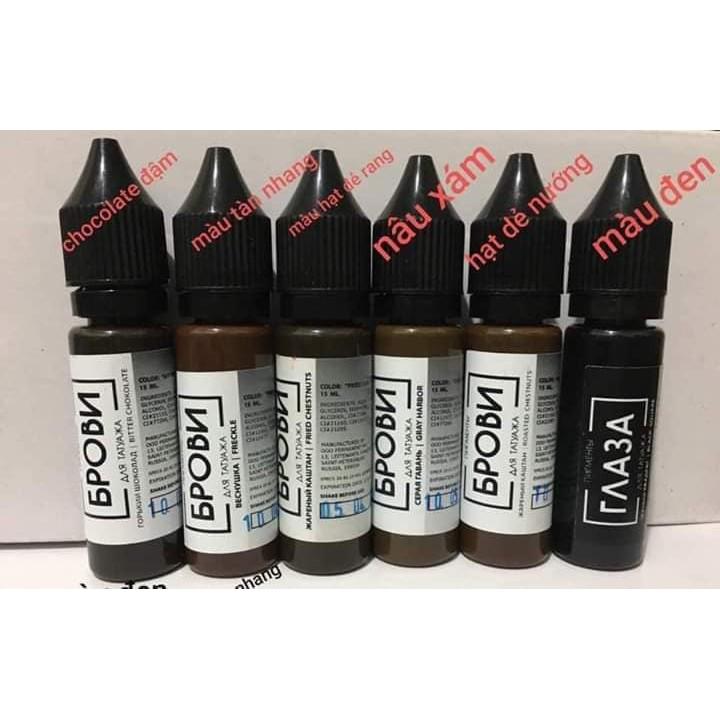 MỰC XĂM BROVI CAO CẤP CỦA NGA CHUẨN HÃNG