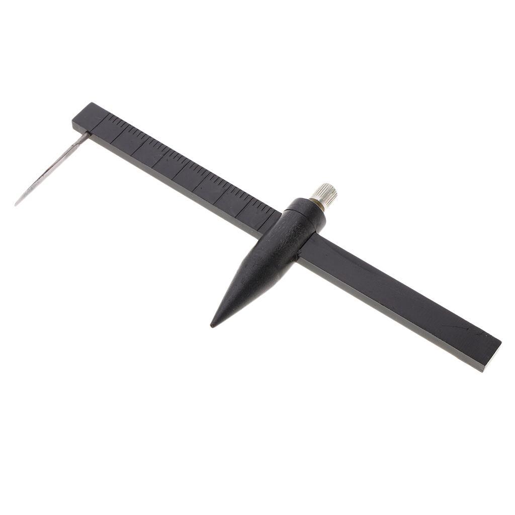 Clay Pottery Ceramic Compass Circle Cutter Measuring Ruler Caliper Black