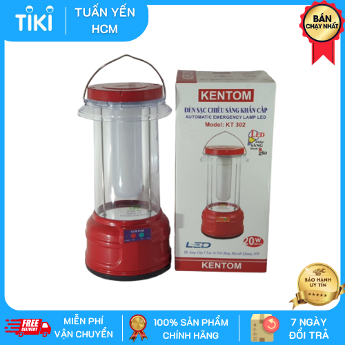 Đèn Sạc Chiếu Sáng Khẩn Cấp Kentom KT-302