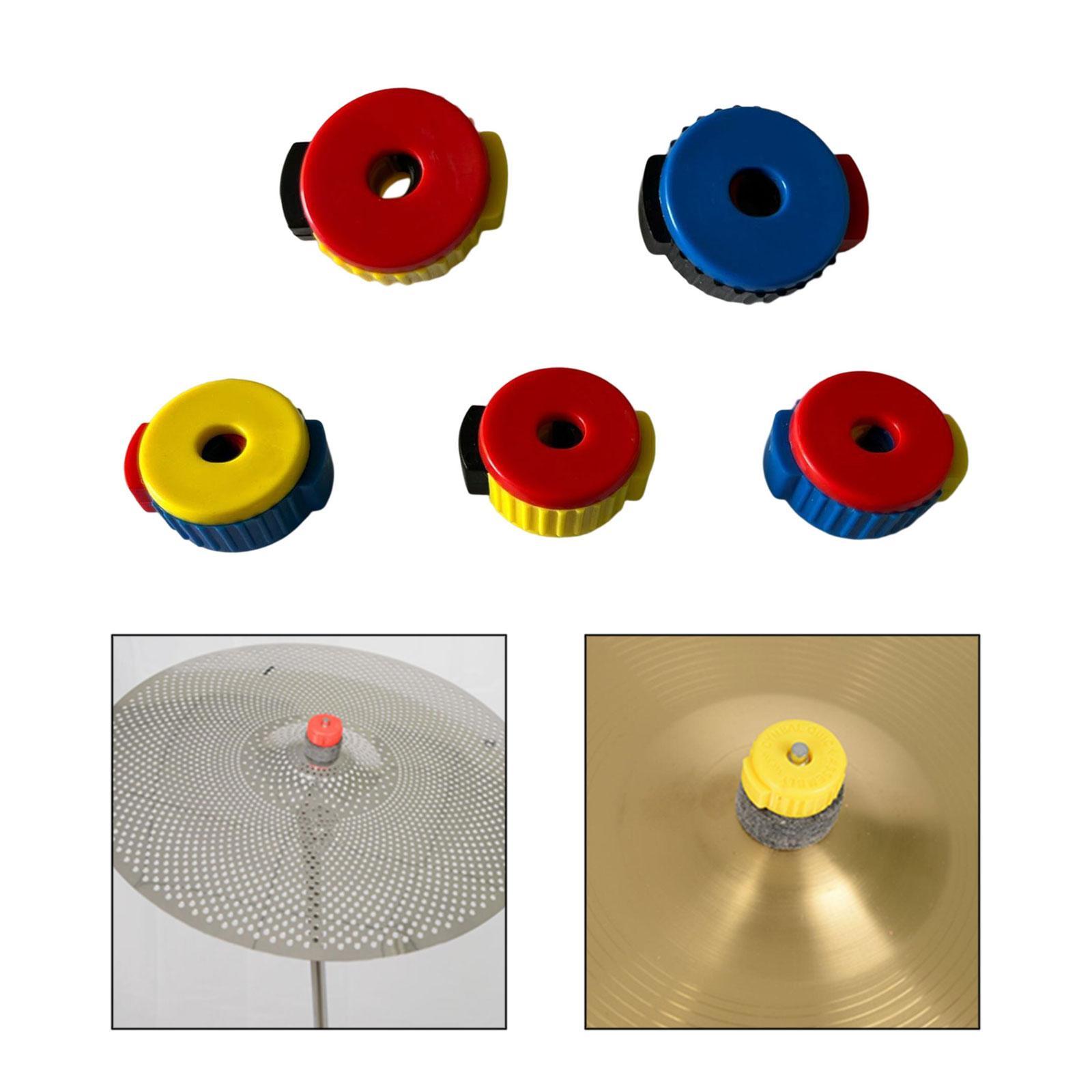 5 Pieces Cymbal Quick Release Nut Drum Set Buckle DIY Parts Accessories