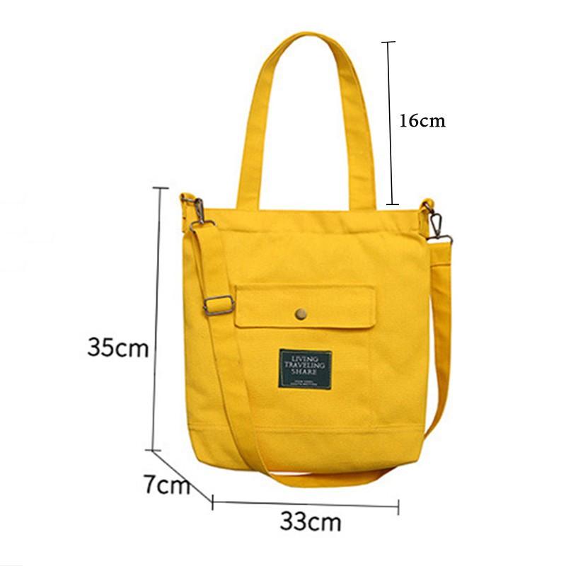 Túi tote vải nhung mới Living hot 2450 shop tiện ích 99