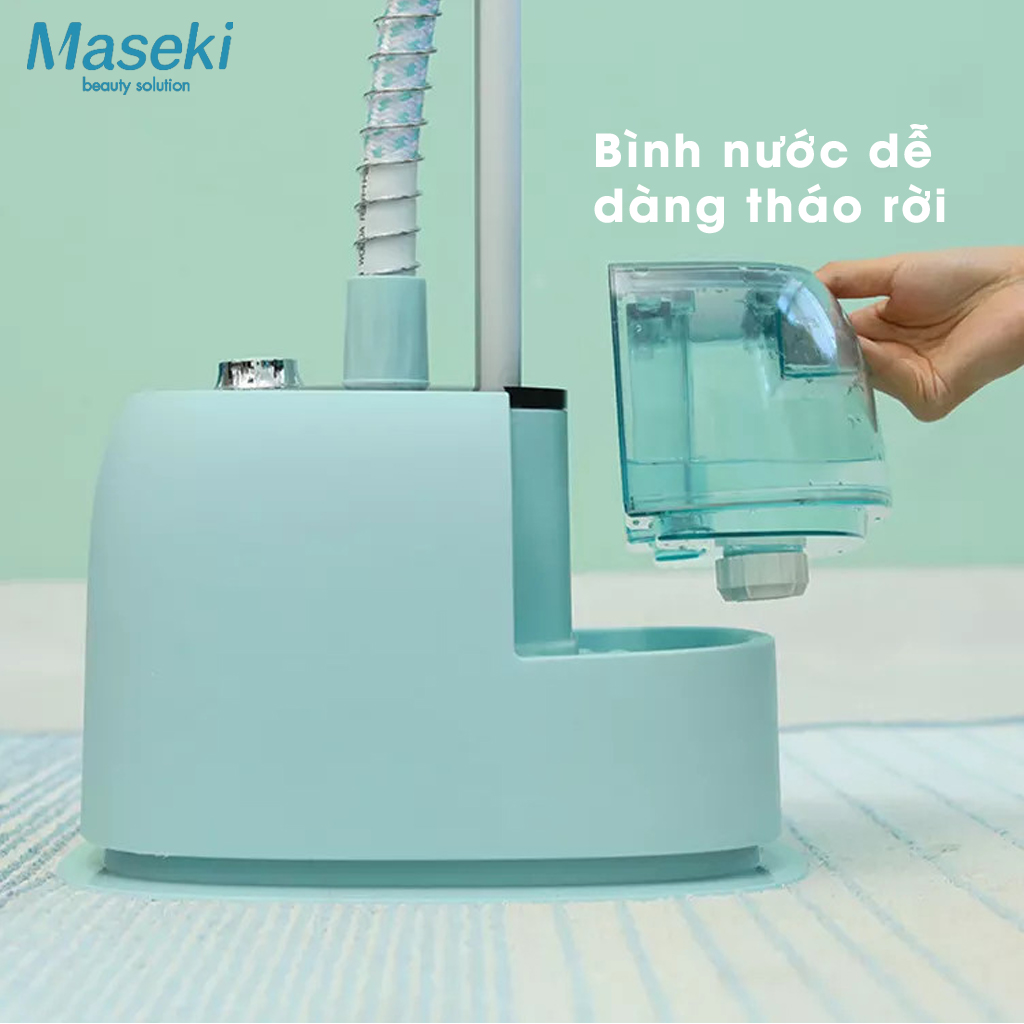 [HÀNG CHÍNH HÃNG] - Bàn Là Hơi Nước Đứng Maseki - Công Suất 1800W, Là/Ủi Nhanh Chóng, Phù Hợp Với Mọi Loại Vải