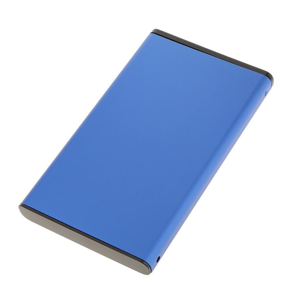2.5" Sata USB3.0 Hard Drive HDD Case External Laptop Disk Case Blue