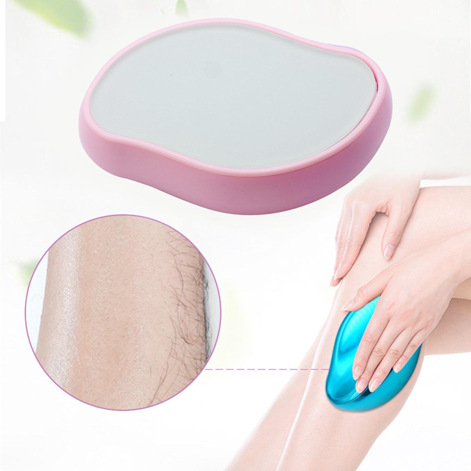 2Pcs Women Crystal Hair Remover Eraser for Legs,Arms