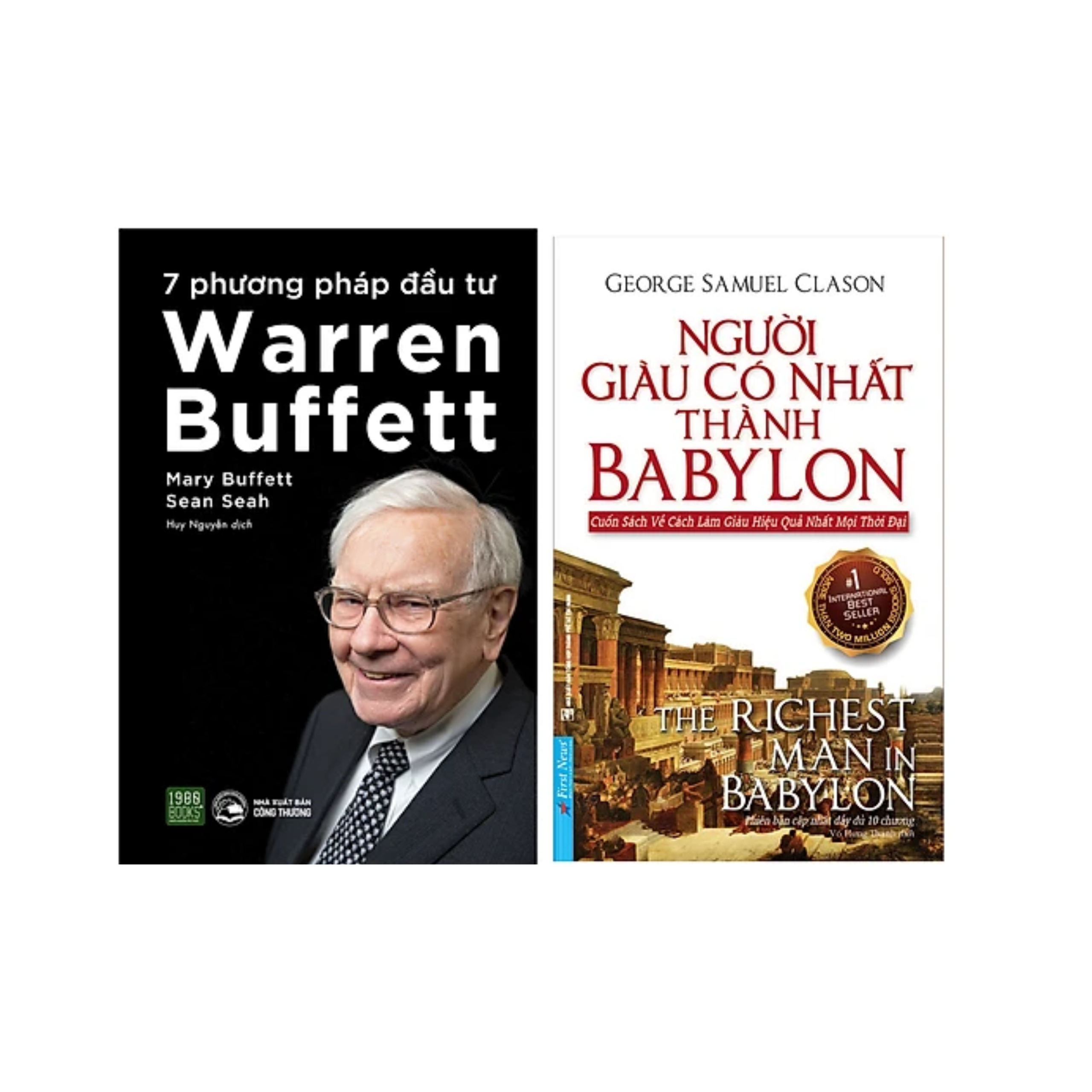Combo 2Q : 7 Phương Pháp Đầu Tư Warren Buffet + Người Giàu Có Nhất Thành Babylon