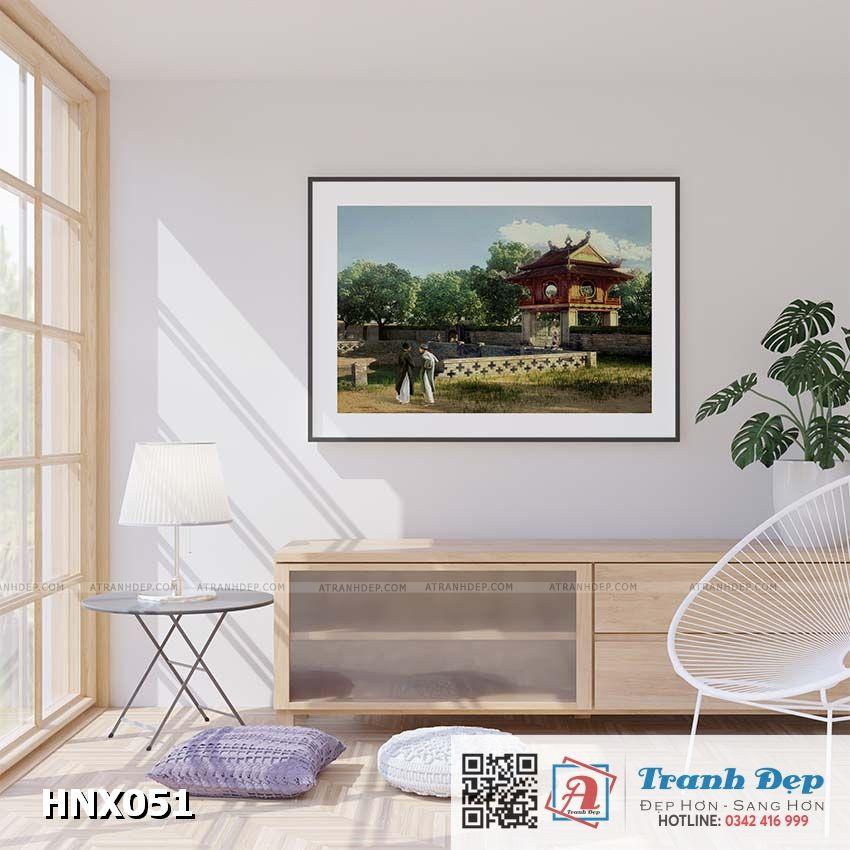 Tranh phong cảnh Hà Nội xưa - HNX051