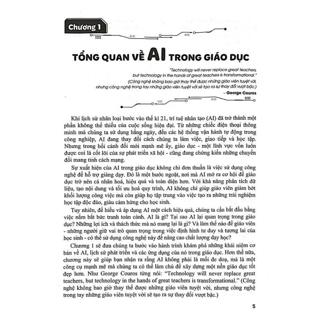 Sách-Ứng Dụng Trí Tuệ Nhân Tạo AI Trong Dạy Và Học Tiểu Học (Dành Cho Giáo Viên Và Học Sinh)