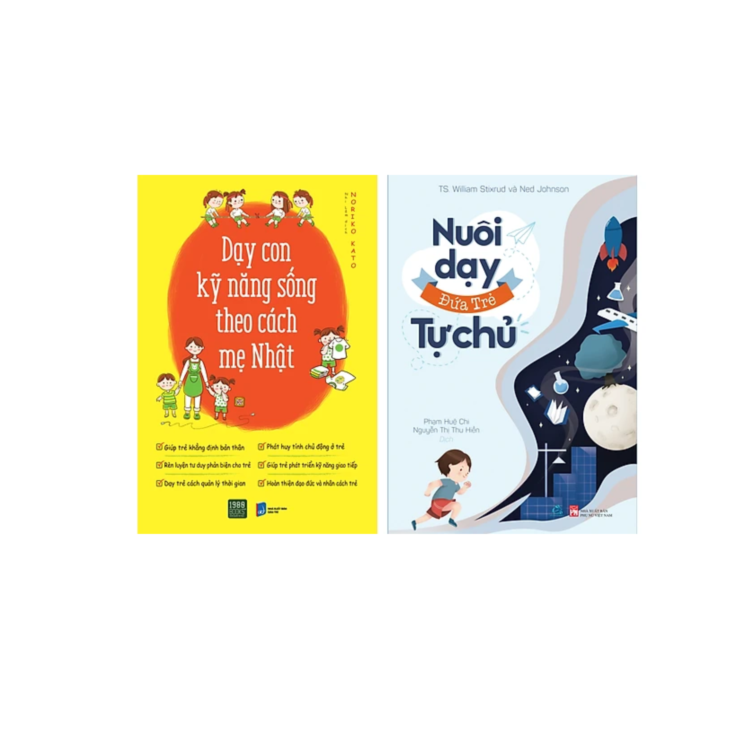 Combo 2Q : Dạy Con Kĩ Năng Sống Theo Cách Mẹ Nhật + Nuôi Dạy Đứa Trẻ Tự Chủ