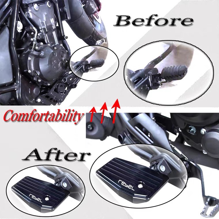 Gác chân mở rộng Honda Rebel 300 - 500 - 1100