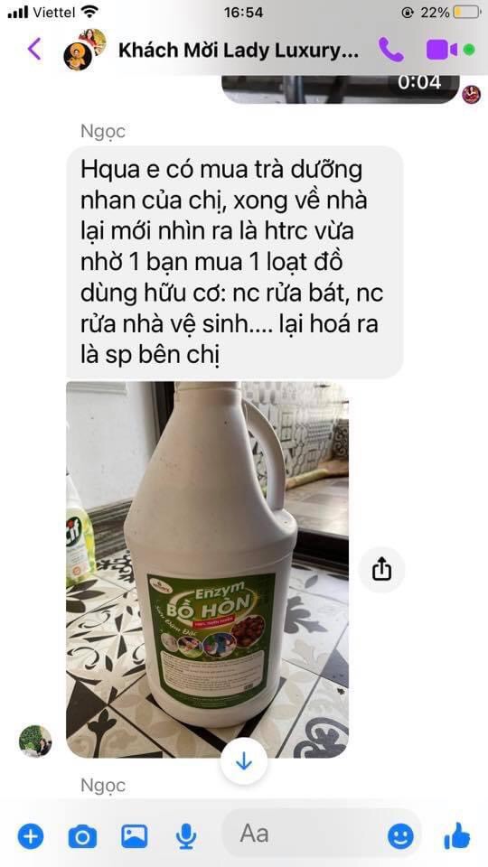 Nước rửa bát Enzyme bồ hòn Huna'shome can 5 Lít
