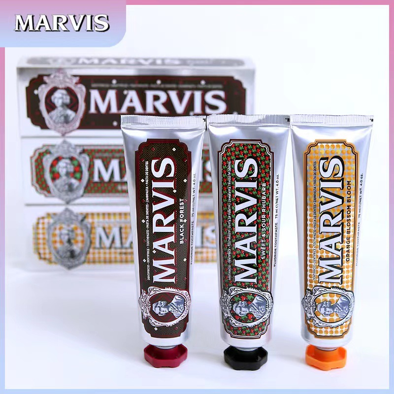 Kem Đánh Răng Marvis Tea Collection 75ml - Hương Vị Trà Hơi Thở Tươi Mát, Sạch Răng Khoẻ Nướu