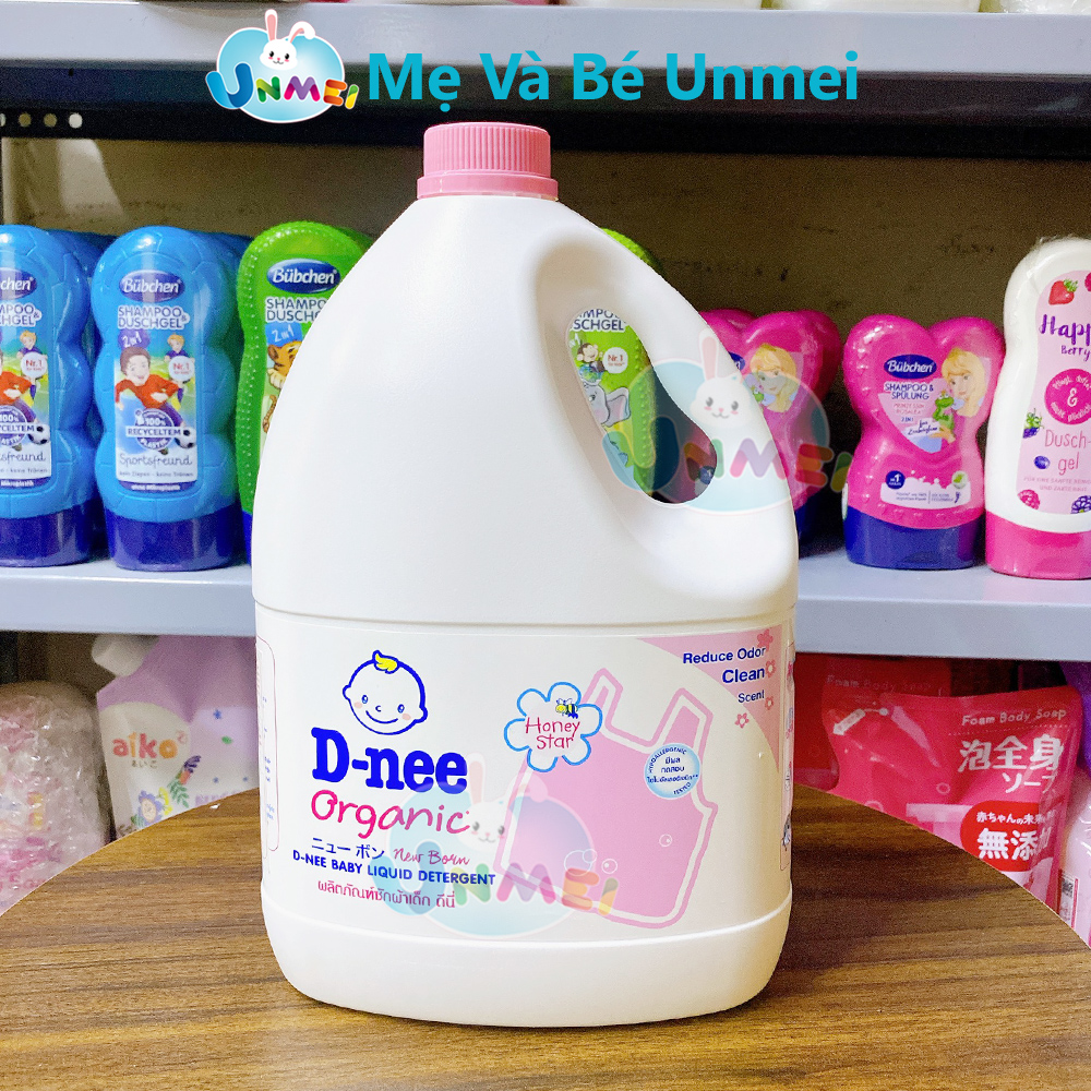 Nước giặt Dnee 3000ml xanh/hồng/trắng - Thái Lan