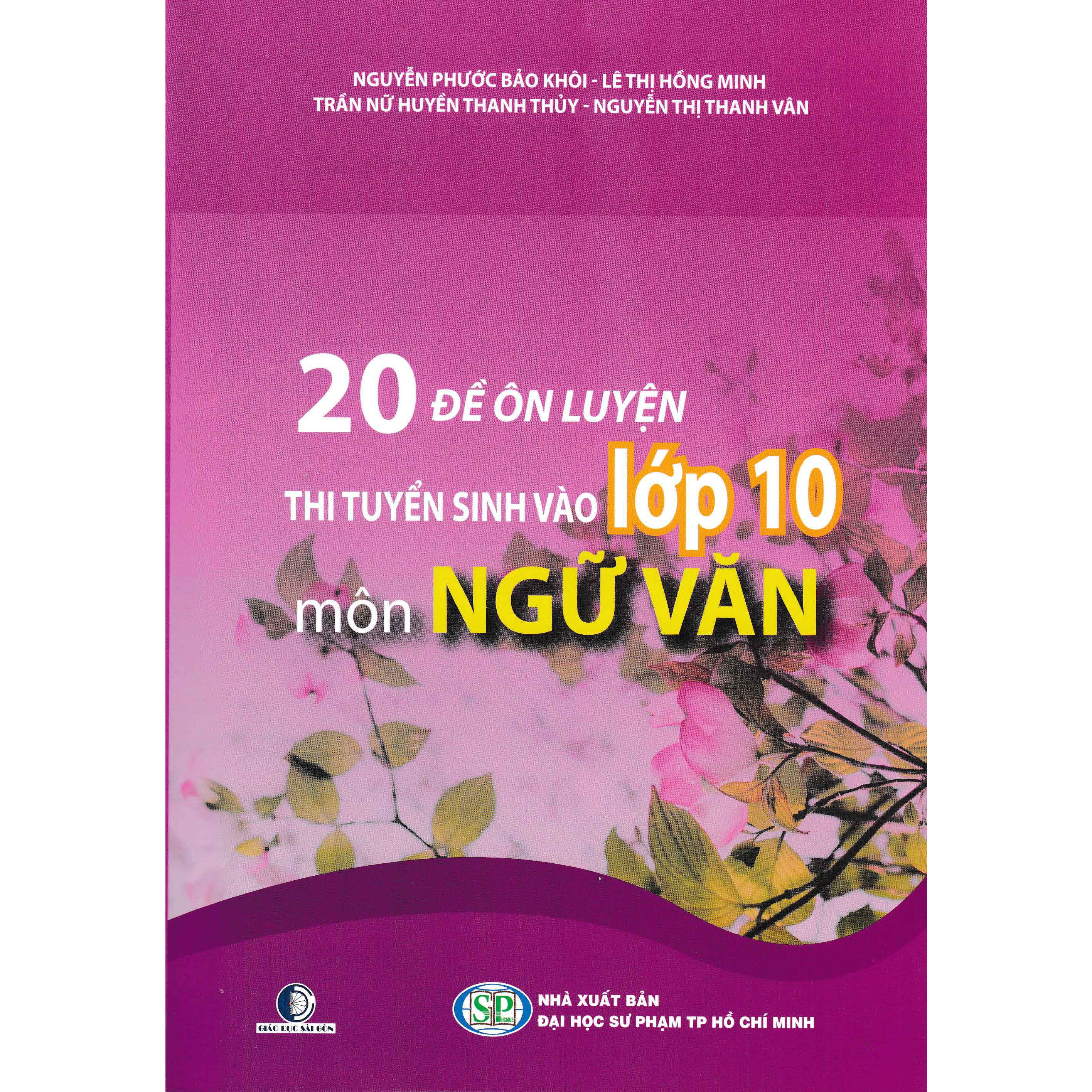 20 ĐỀ ÔN LUYỆN THI TUYỂN SINH VÀO LỚP 10 MÔN NGỮ VĂN