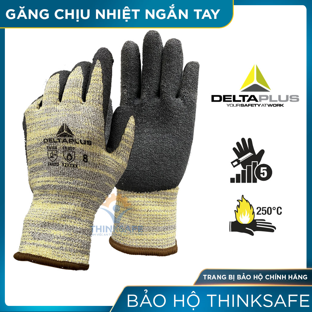 Găng tay chống cắt Venicut52 chống cắt cấp độ 5 găng tay chịu nhiệt 250 độ ôm tay thao tác tốt - Latex Glove Venicut52