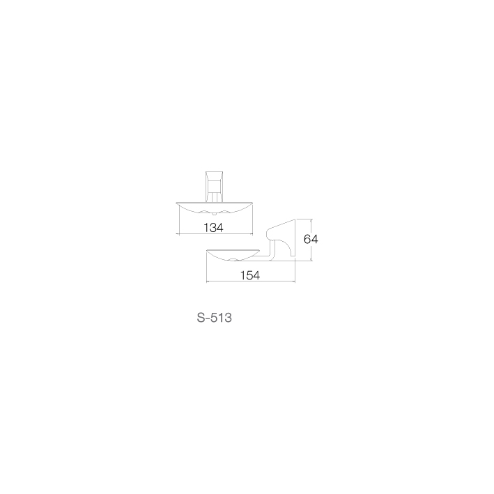 Đĩa đựng xà phòng - INOX SUS 304 S-513