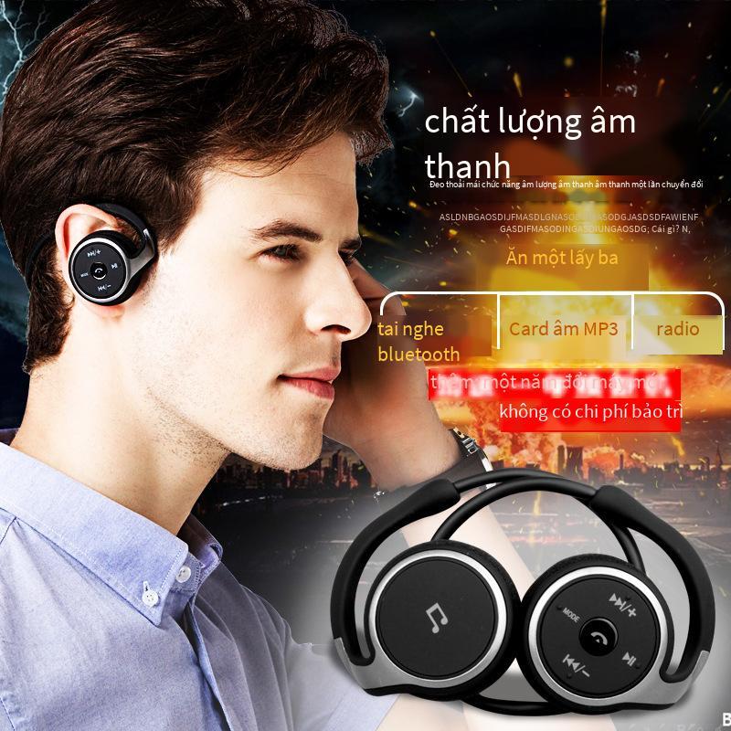 Tai nghe bluetooth không dây âm thanh nổi AX-698 phong cách mới nhất có thể được lắp vào thẻ tai nghe nhạc thể thao