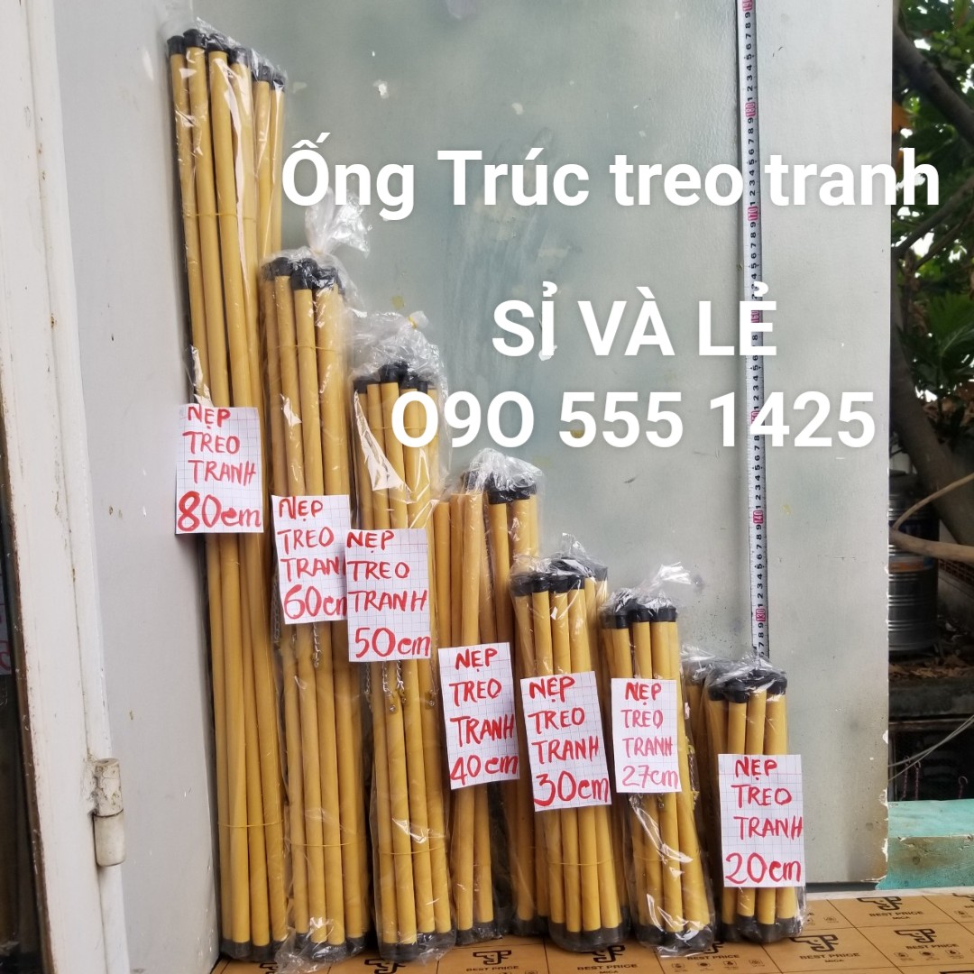 1 bó Ống trúc,ống sáo nhựa treo tranh. Sỉ và lẻ. Nẹp treo tranh nhiều kích thước