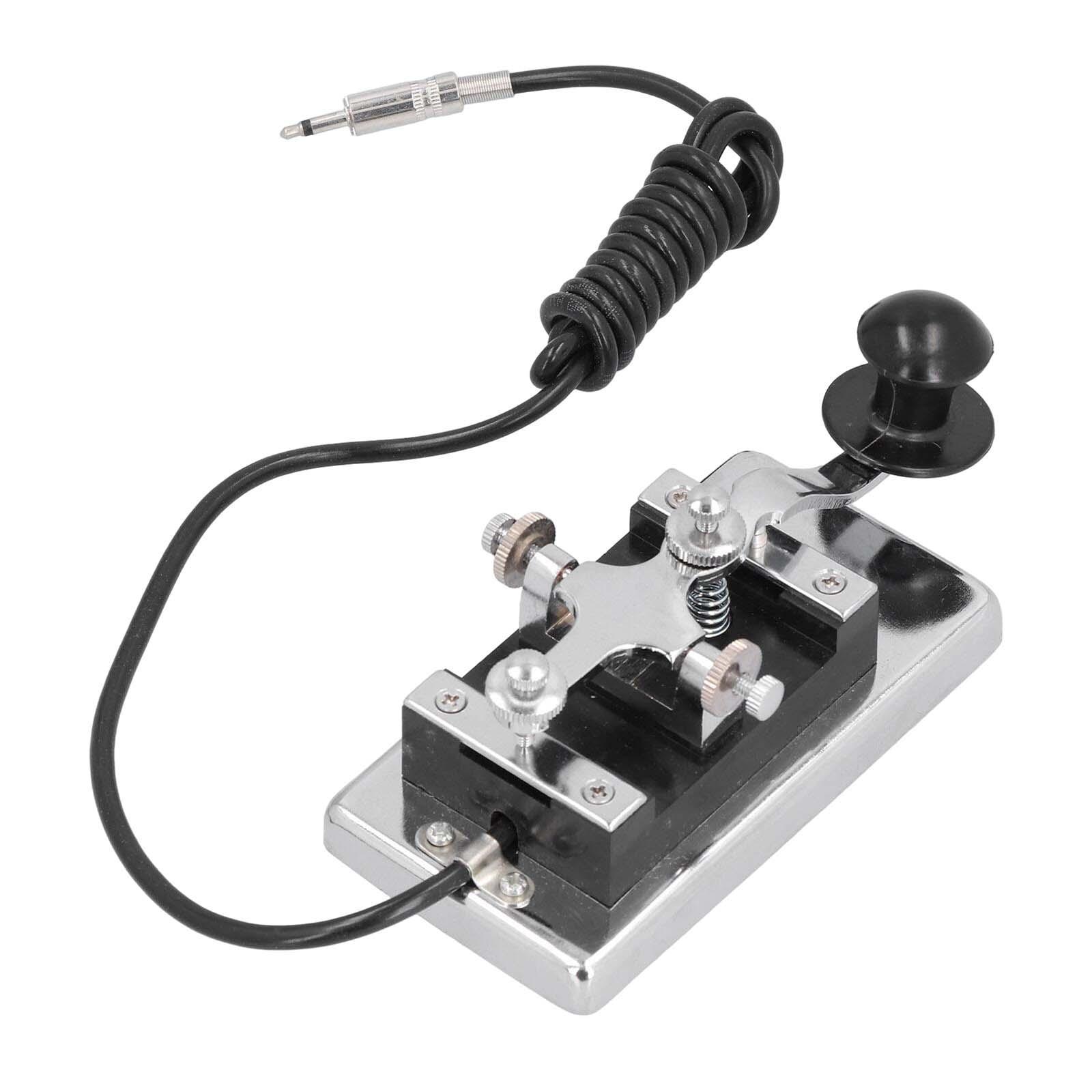 Telegraph Key Heavy Key Straight Key Shortwave Radio for Communication Teaching Radio Amateur Exerciser