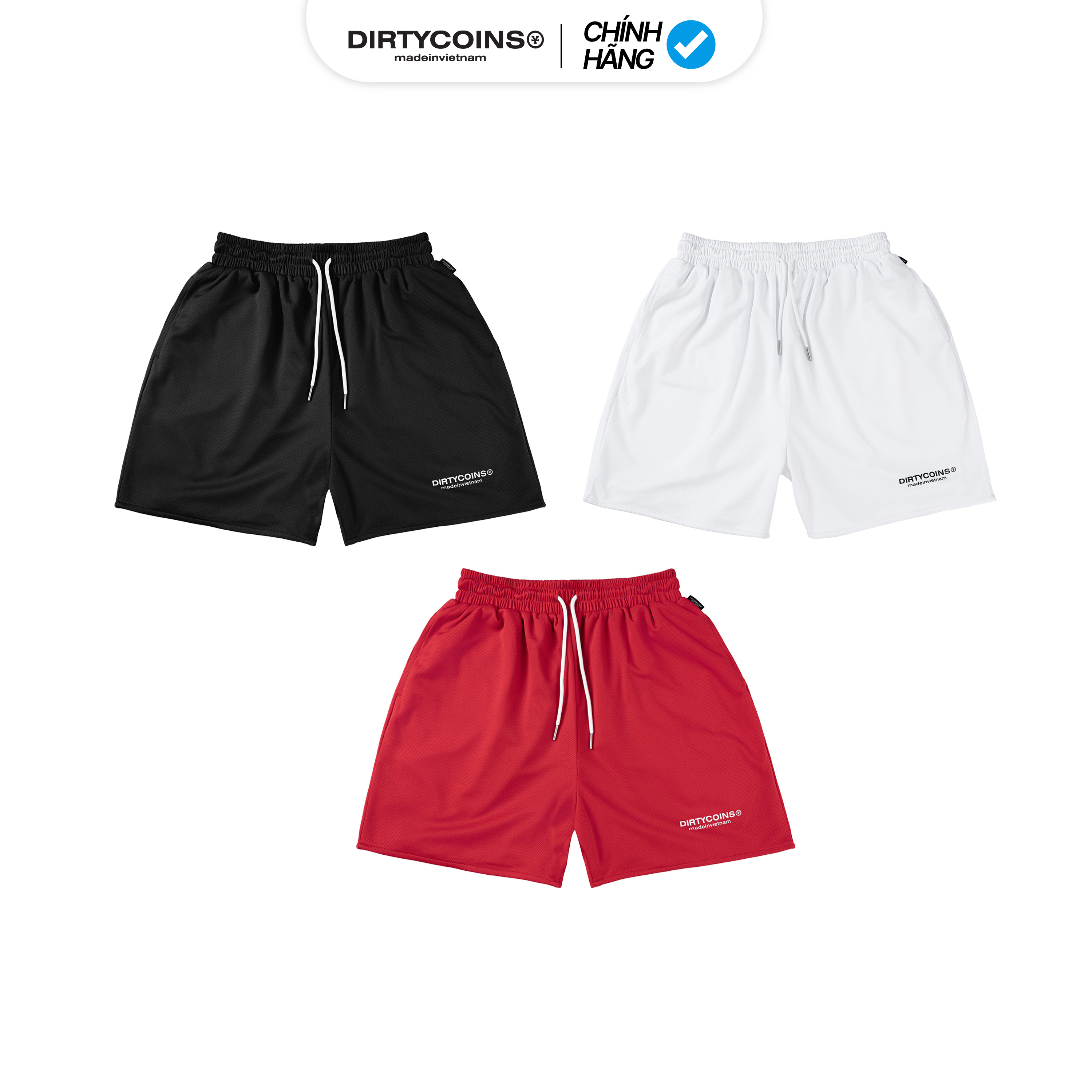 Quần DirtyCoins Logo Mesh Shorts