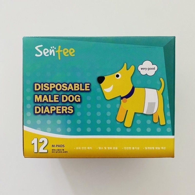 Tả  cho chó đực Senfee 12 miếng/hộp - tã  quấn bụng cho chó đực Sentee