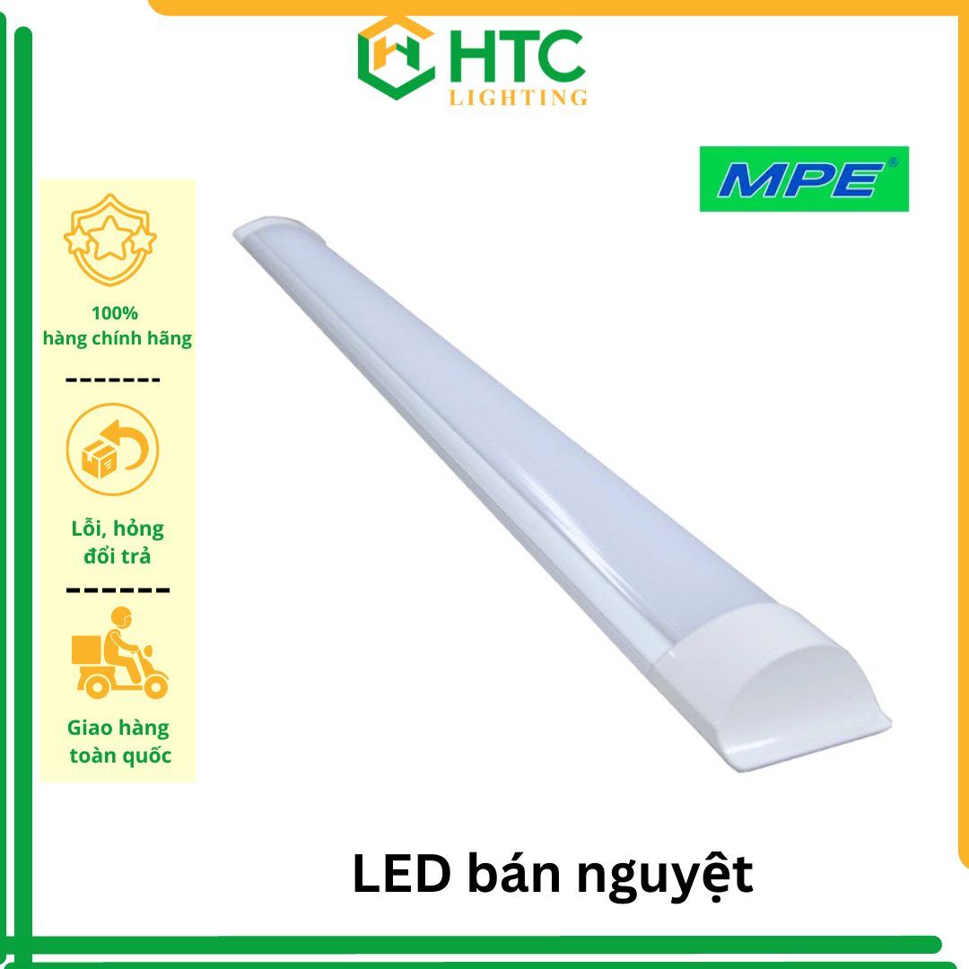 Đèn LED bán nguyệt 6 tấc, 1.2m seri BN2 , BN2-36T, BN2-36V, BN2-18T, BN2-18V - Thương Hiệu MPE