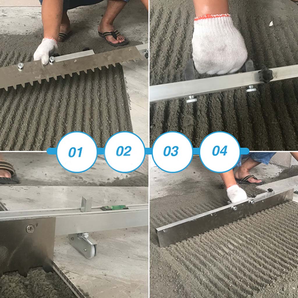 Bàn cào vữa cán nền ốp lát gạch 70-100cm chuyên dụng