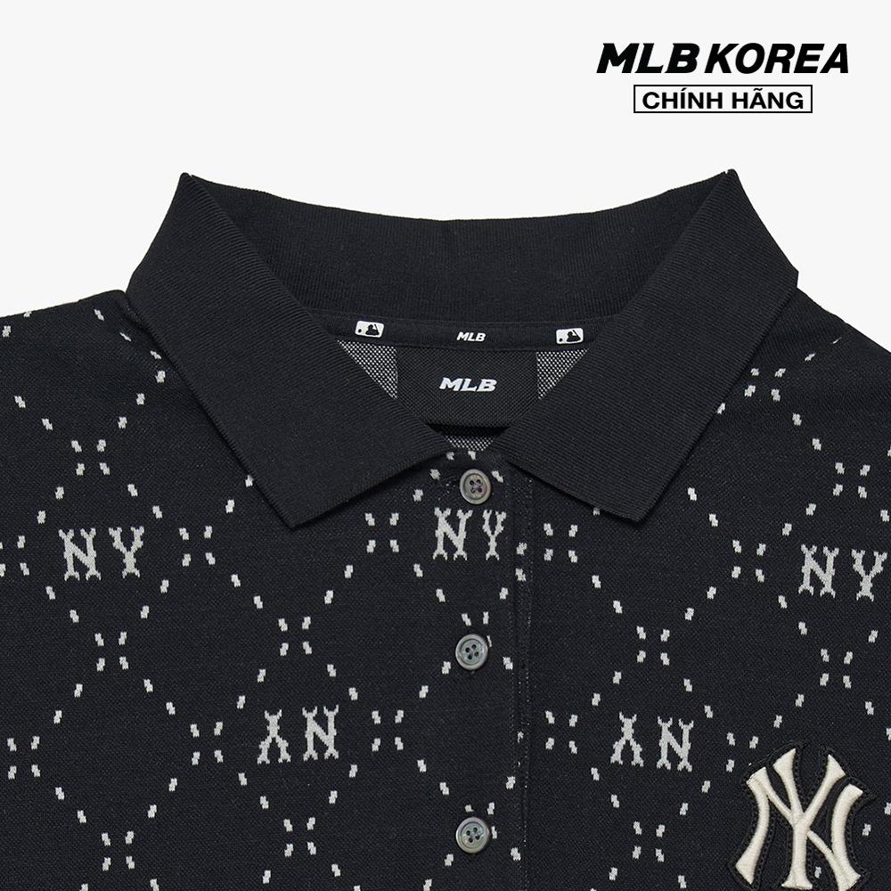 MLB - Đầm polo mini tay ngắn Dia Monogram Jaquard 3FOPM0533-50BKS