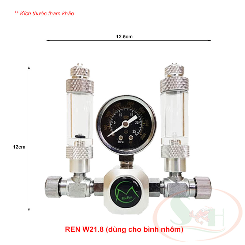 Van tinh chỉnh co2 Mufan cơ, van điện, koi điện hẹn giờ bể thủy sinh