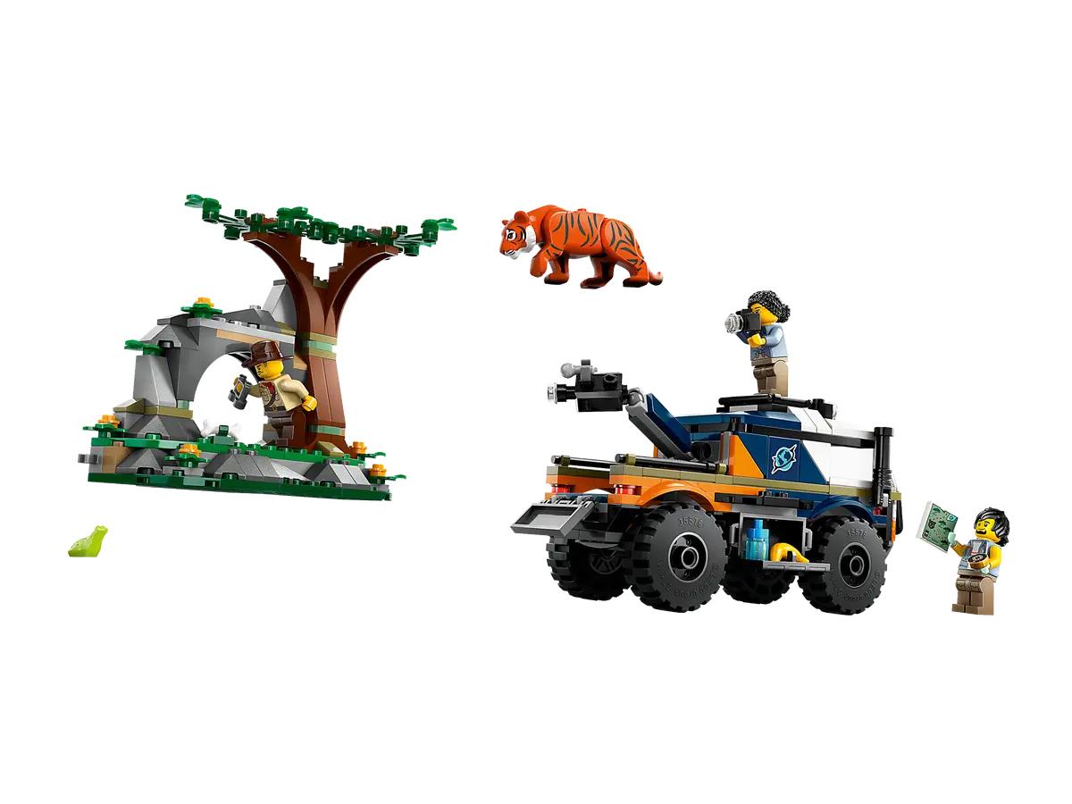 Đồ Chơi Lắp Ráp Xe Địa Hình Cứu Hộ Động Vật - Jungle Explorer Off-Road Truck - Lego City 60426 (314 Mảnh Ghép)