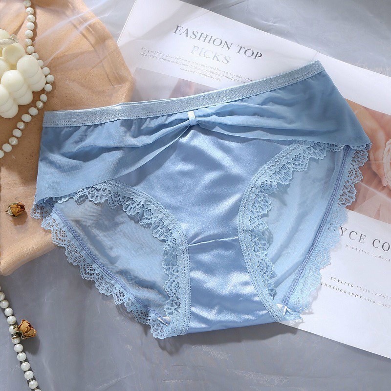 Quần lót nữ viền ren quyến rũ, xuyên thấu sexy gợi cảm mã 033