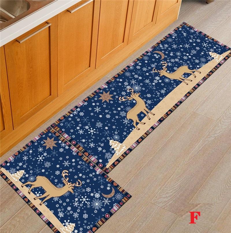 Bộ 2 Thảm Chùi Chân Chống Trượt 6 Kiểu Kích Thước 40x60 + 40x120cm