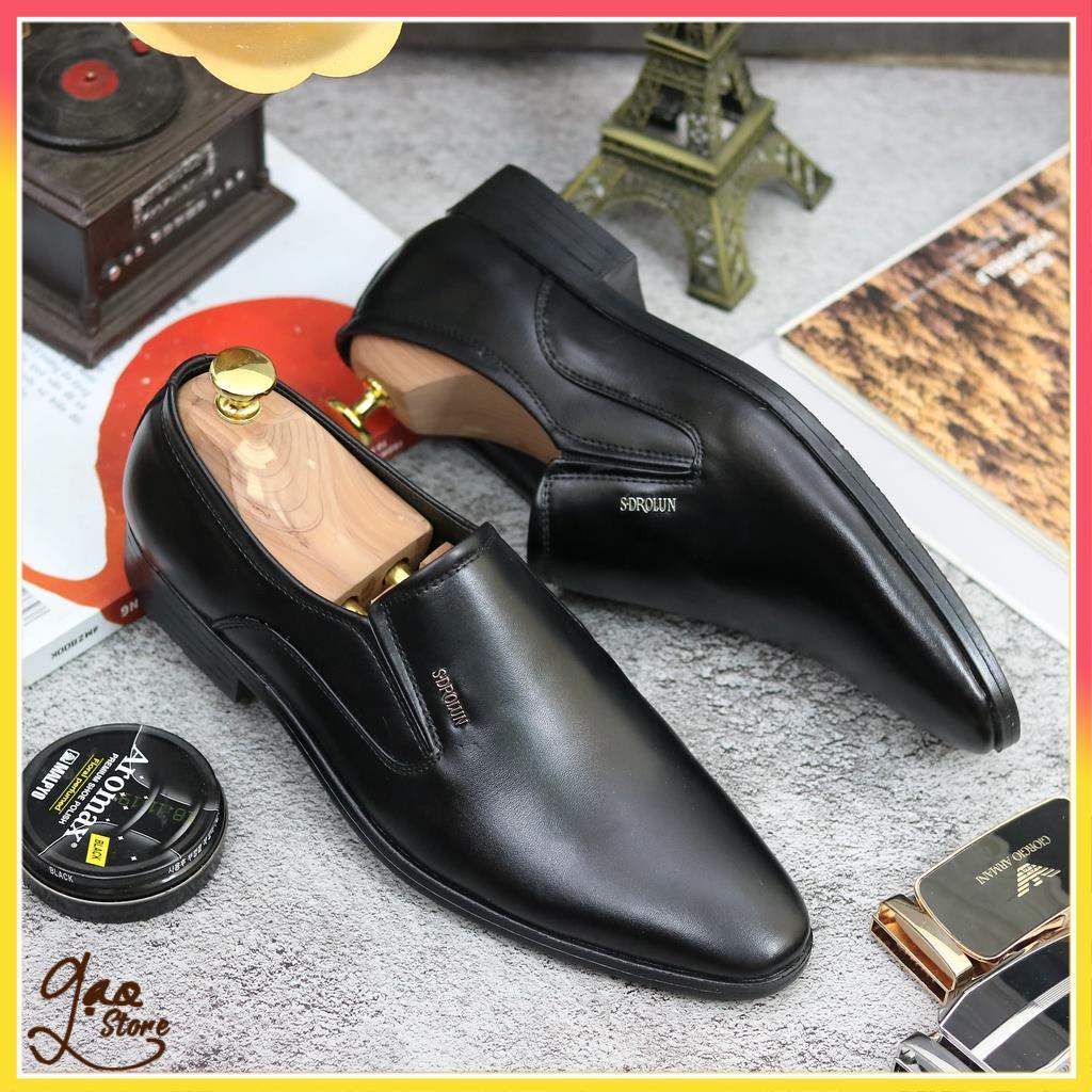 Giày Lười Nam Công Sở da lì đơn giản - mã l143