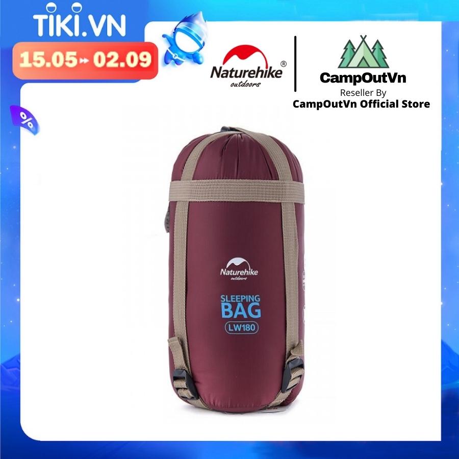 Túi ngủ Naturehike campoutvn đồ cắm trại du lịch dã ngoại NH15S003-D giữ ấm êm nhẹ xếp gọn giữ ấm tốt A158