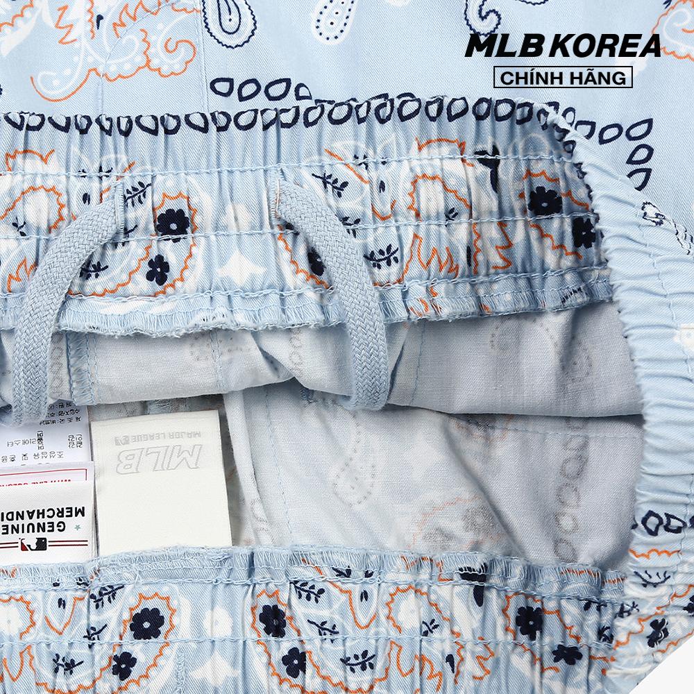 MLB - Quần shorts jeans nữ Paisley Cotton Midi Woven 31SMUP131