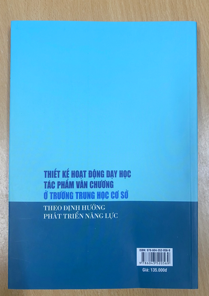 Thiết kế hoạt động dạy học tác phẩm văn chương ở trường trung học cơ sở