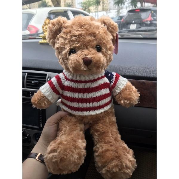 Gấu bôngTeddy Heads & Tales cờ mỹ hot lông xù