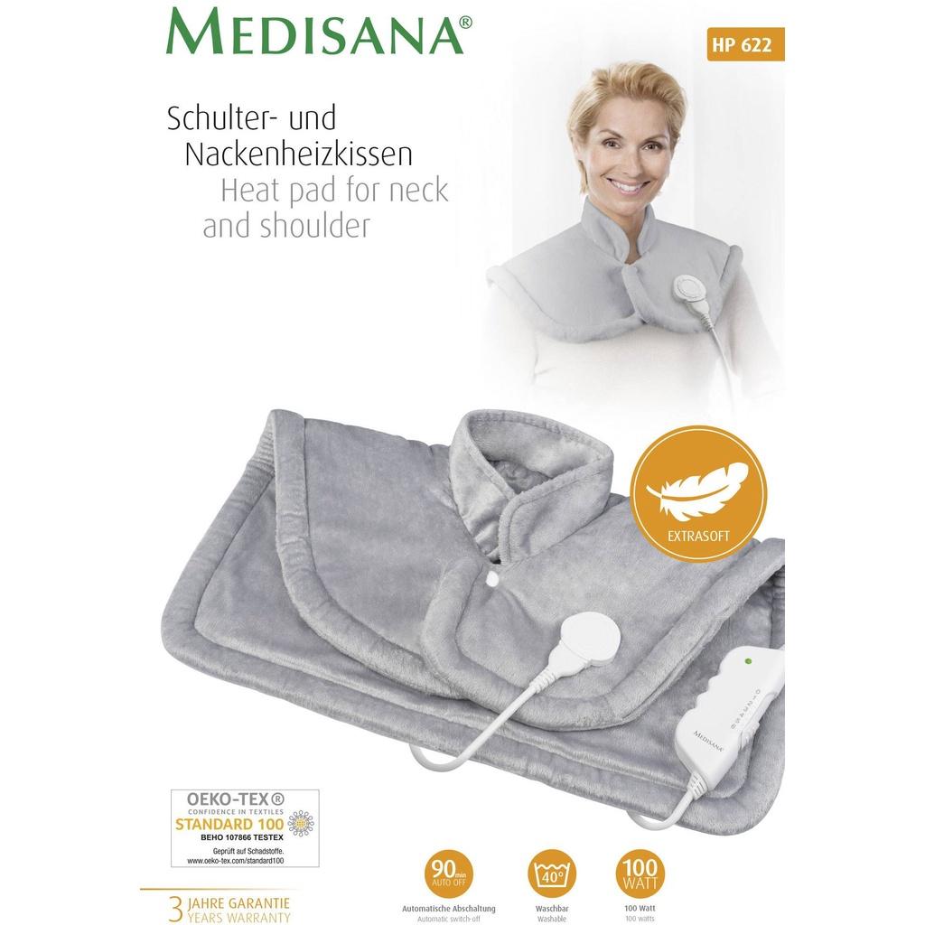 Đệm Sưởi Vai Cổ Gáy Medisana , Tấm Đệm Sưởi Lưng Giúp Giữ Ấm Cơ Thể, Nhập Đức, BH 12 Tháng