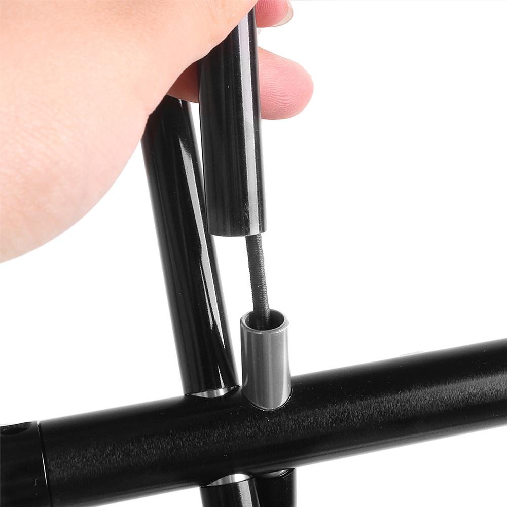 Collapsible Camping Cookware Hanging Rack with Hooks Lantern Stand Holder Outdoor BBQ Tool Clothes Storage Hanger Stand