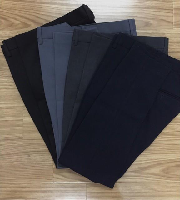 Quần âu nam Vải Trượt Hàn Quốc loại đẹp, quần tây nam không bai xù cam kết đẹp ưng ý