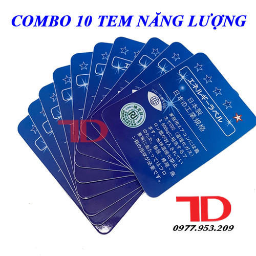 Combo 10 Tem Năng Lượng Nhiều Loại